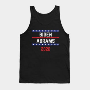 Joe Biden 2020 and Stacy Abrams on the One Ticket. Biden Abrams 2020 Vintage Distressed Tank Top